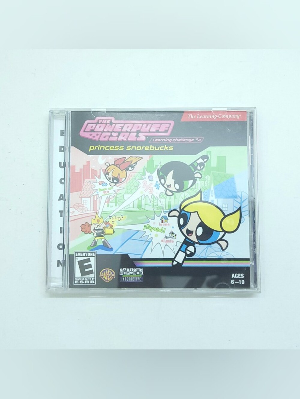 Powerpuff Girls Princess Snorebucks Learning Challenge #2 2003 PC Mac CD Rom